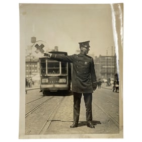 International Film Service Policemen Display Red Cross Pres Photo 1918