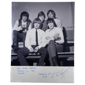Ian Wright Signed Original Silver Gelatin Photograph of The Rolling Stones