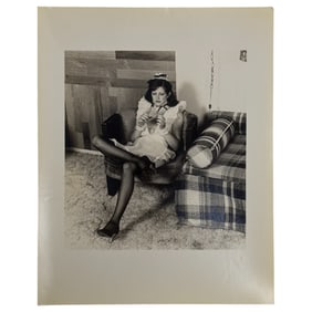 Vintage Original Black & White Female Nude Erotic BDSM Bondage Photograph