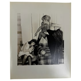 Vintage Original Black & White Female Nude Erotic BDSM Bondage Photograph