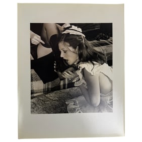 Vintage Original Black & White Female Nude Erotic BDSM Bondage Photograph