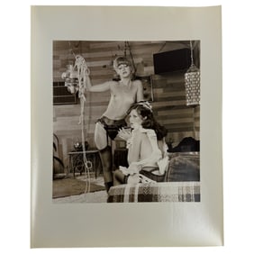 Vintage Original Black & White Female Nude Erotic BDSM Bondage Photograph
