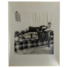 Vintage Original Black & White Female Nude Erotic BDSM Bondage Photograph