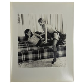 Vintage Original Black & White Female Nude Erotic BDSM Bondage Photograph