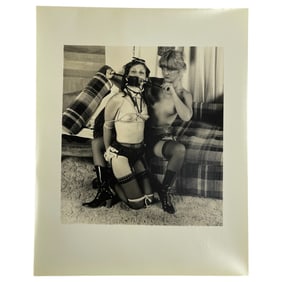 Vintage Original Black & White Female Nude Erotic BDSM Bondage Photograph