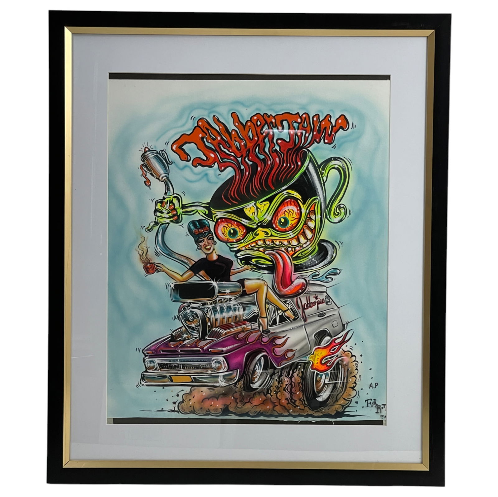 Ed Roth Jabberjaw Signed and Stamped Print Artist Proof AP (1 of 6)