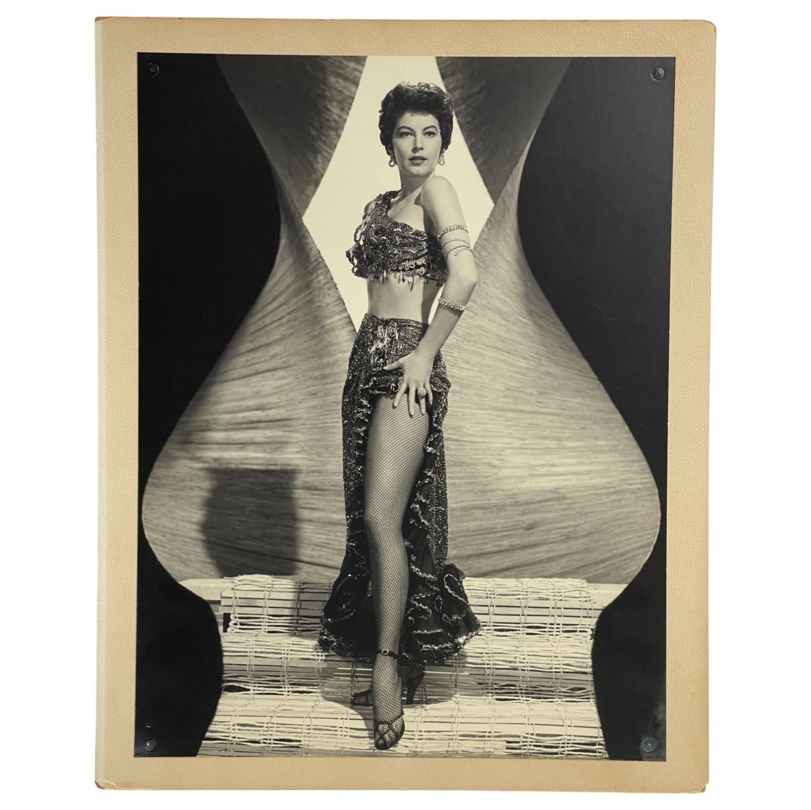 Ava Gardner Original B&W Photograph Mounted to Board (1 of 3)