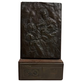 Rotary International Custom Bronze Award Presented to RC Foods Inc. (Dan Haggerty & Craig L. Smith)