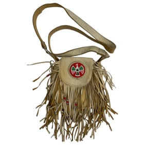Dan Haggerty - Leather Native American Coin Pouch