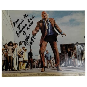 Darker Than Amber Movie Lobby Card Signed by William Smith to Dan Haggerty