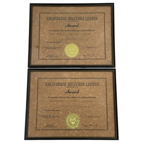 Dan Haggerty - California Military League Awards