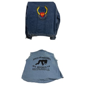 Dan Haggerty - Personal Denim Biker Jackets