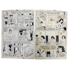 Comic Book Illustration Art Storyboard Lot 2