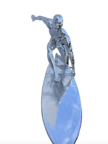 Fantastic 4 Silver Surfer Burbank Movie Theater Display Prop Statue