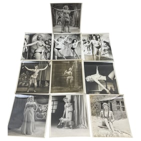 Vintage Original Cabaret Women Risque Nude Burlesque Pin Up Glamour Picture Photos Lot of 10 Verso