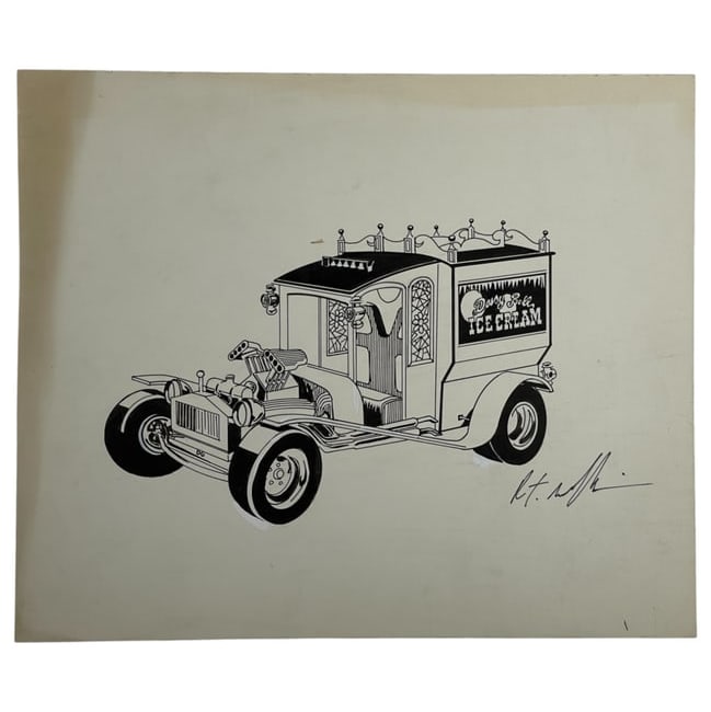 Robert Williams Hot Rod Artwork Signed Bottom Right (1 of 4)