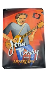 The Desert Inn Original Las Vegas Caricature Poster of John Berry Translucent
