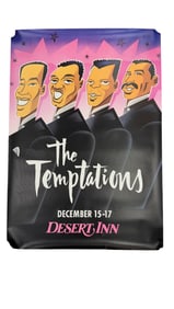 The Desert Inn Original Las Vegas Caricature Poster of Smokey Robinson Translucent