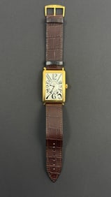 Franck Muller Long Island 18k Gold Wrist Watch 1000sc
