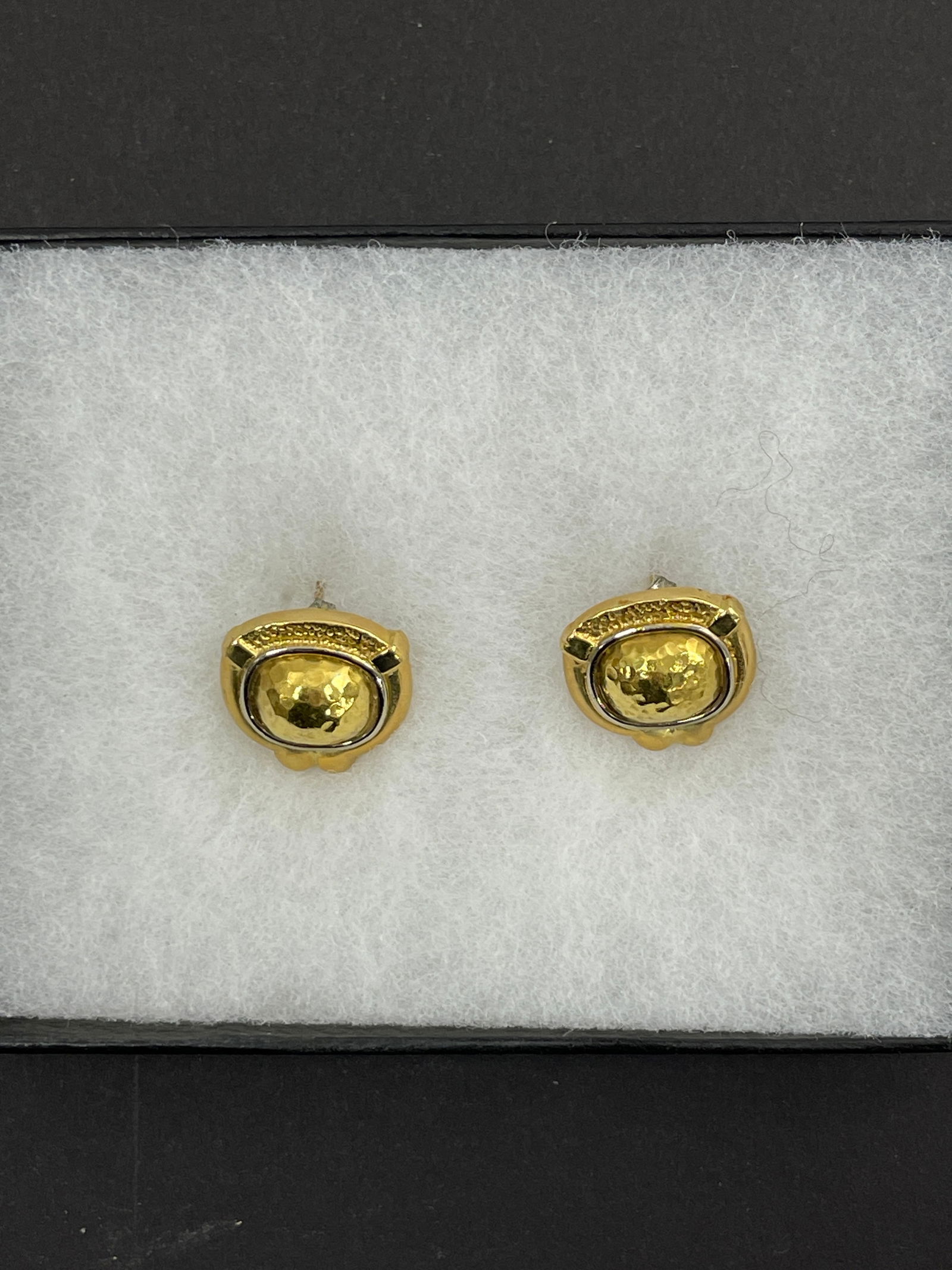 Ancient Gold High Karat Jewelry Earring Pair (1 of 6)