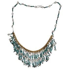 Ancient Terra Cotta Fiance 26th Dynasty 7th Century Egypt Necklace