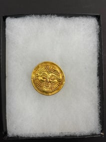 Ancient High Karat Gold Necklace Pendant Amulet