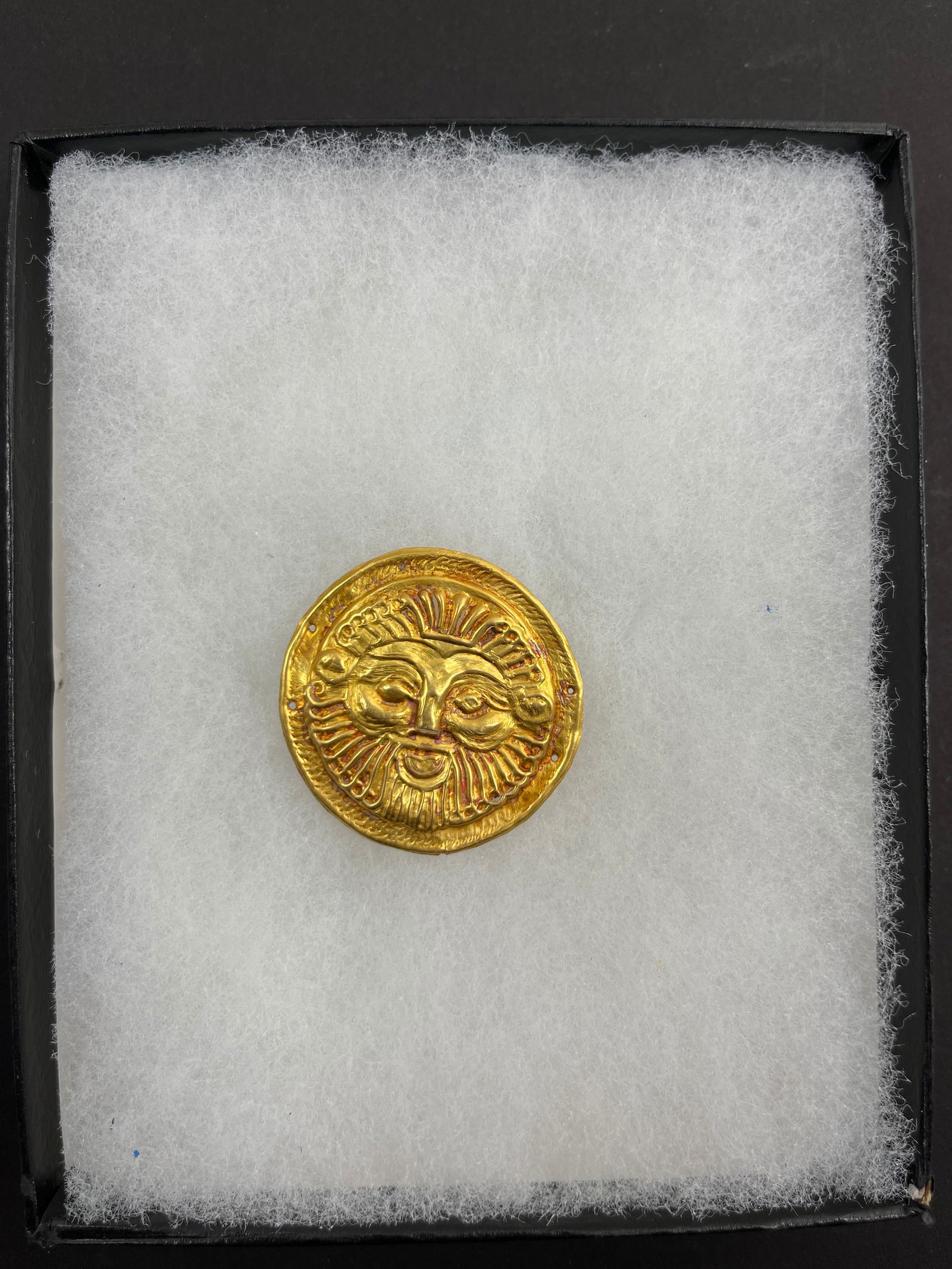 Ancient High Karat Gold Necklace Pendant Amulet (1 of 3)