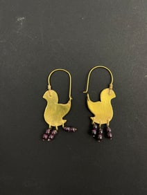 Ancient High Karat Gold Earring Pear