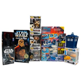 Popular Gay Singers Pop Figures, Star Trek Pop Up Playset, And Star Wars Collectors Figurines