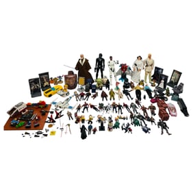 Vintage Star Wars And Star Trek Action Figures And Legos