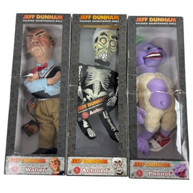 Jeff Dunham Animatronic Dolls Set Of 3