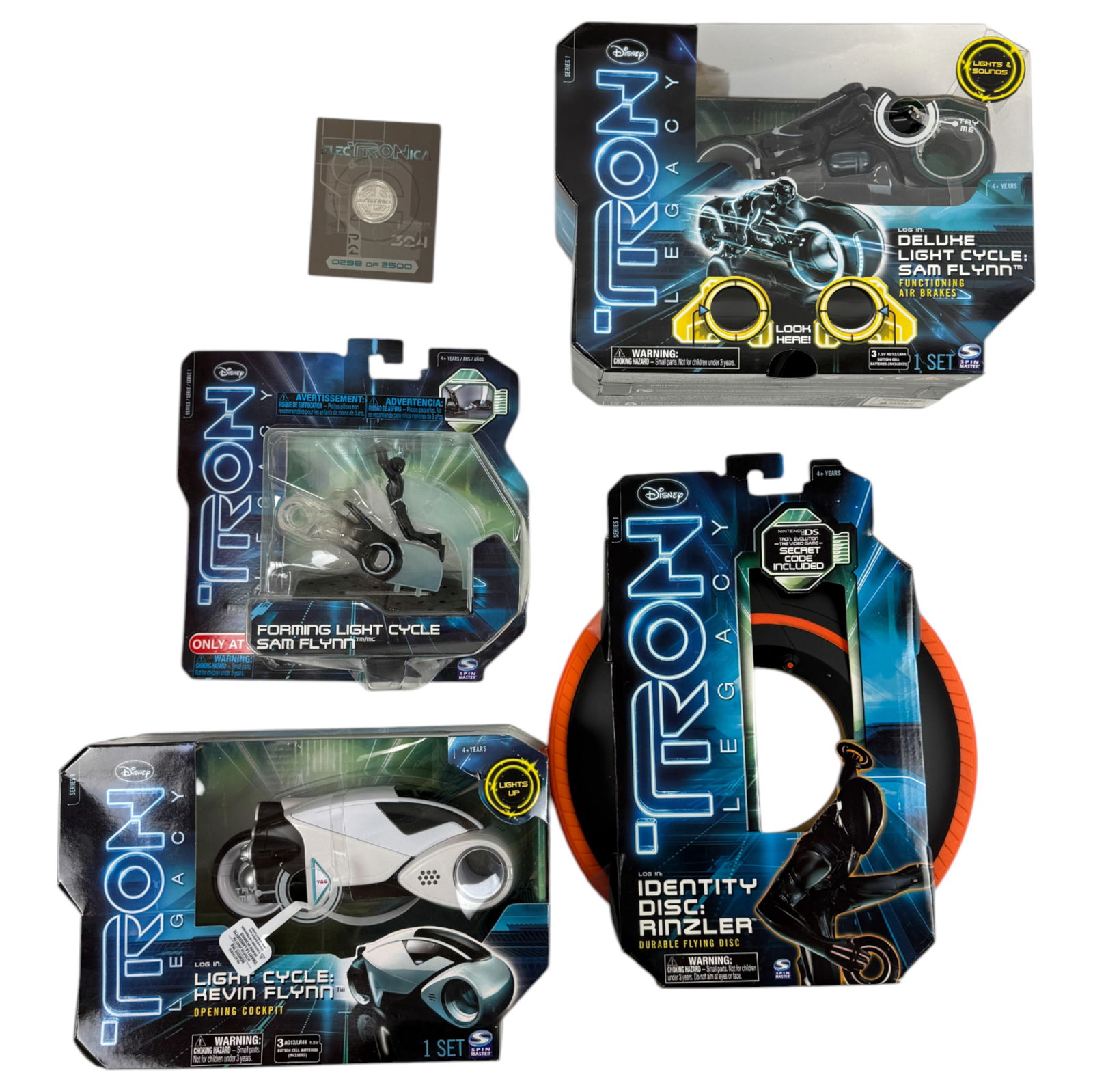 Tron Id Disc Rinzler And Figures (1 of 1)