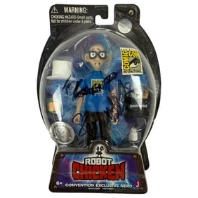 Robochicken Comicon Convention Nerd 2010, Signed By Seth Green An Matthew Senreich