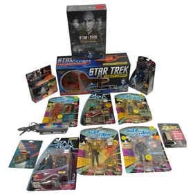 Vintage Star Trek Action Figure Toys Collectors Lot