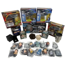 Vintage Star Trek Toys And Action Figure Collectors Lot