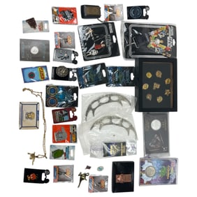 Vintage Figures Tron And Disney Collectors Pins