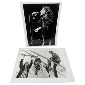 Vintage Original Black And White Photograph Of Jim Morrison, The Doors.