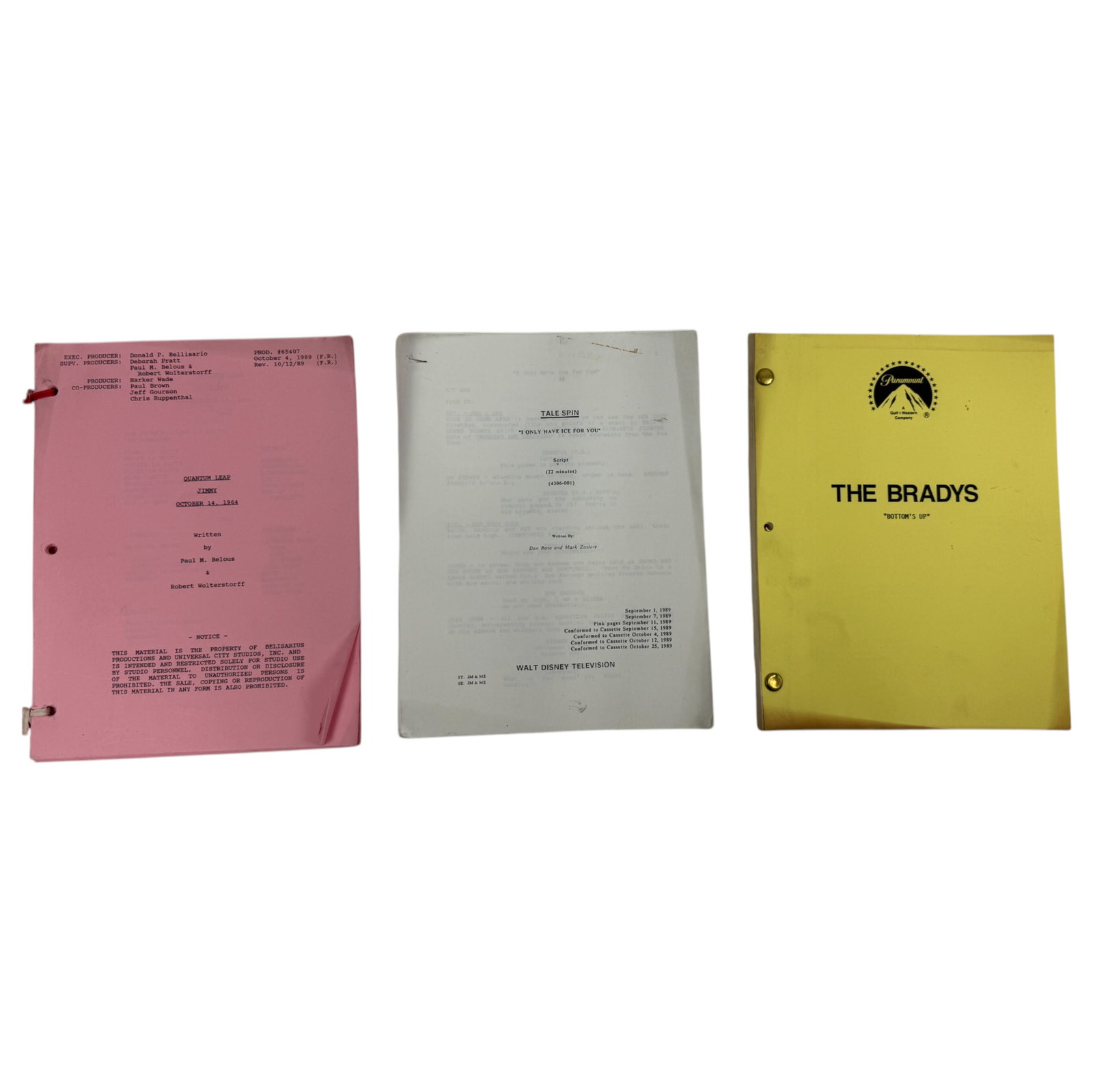 Vintage Movie Scripts (1 of 4)