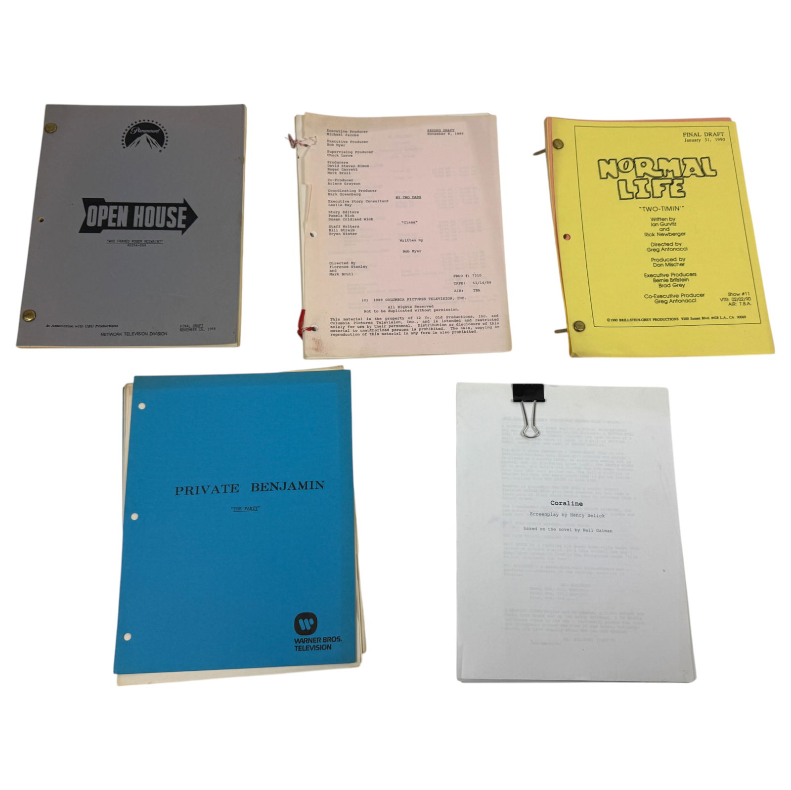 Vintage Movie Scripts (1 of 6)