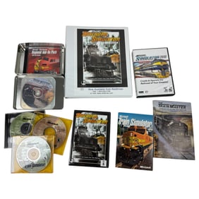 Microsoft Train Simulator Game Discs