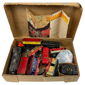 Vintage Streamline Electric Train Toy Set