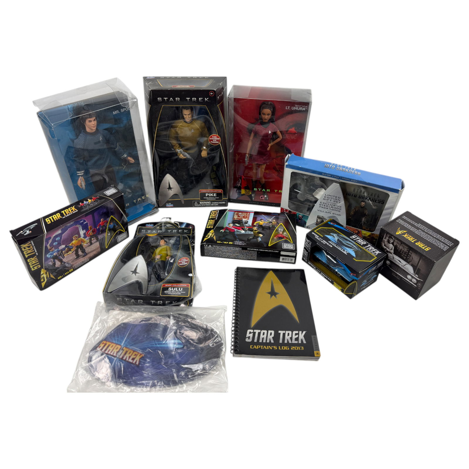 Vintage Star Trek Action Figures And Captains Log (1 of 3)