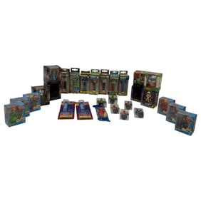 Vintage Pez Dispensers, Horror Classics Toys And Dc Superhero Girl Figures