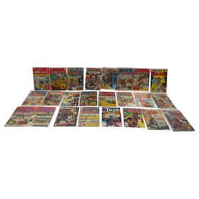 Vintage Comic Book Lot Of 24 Books