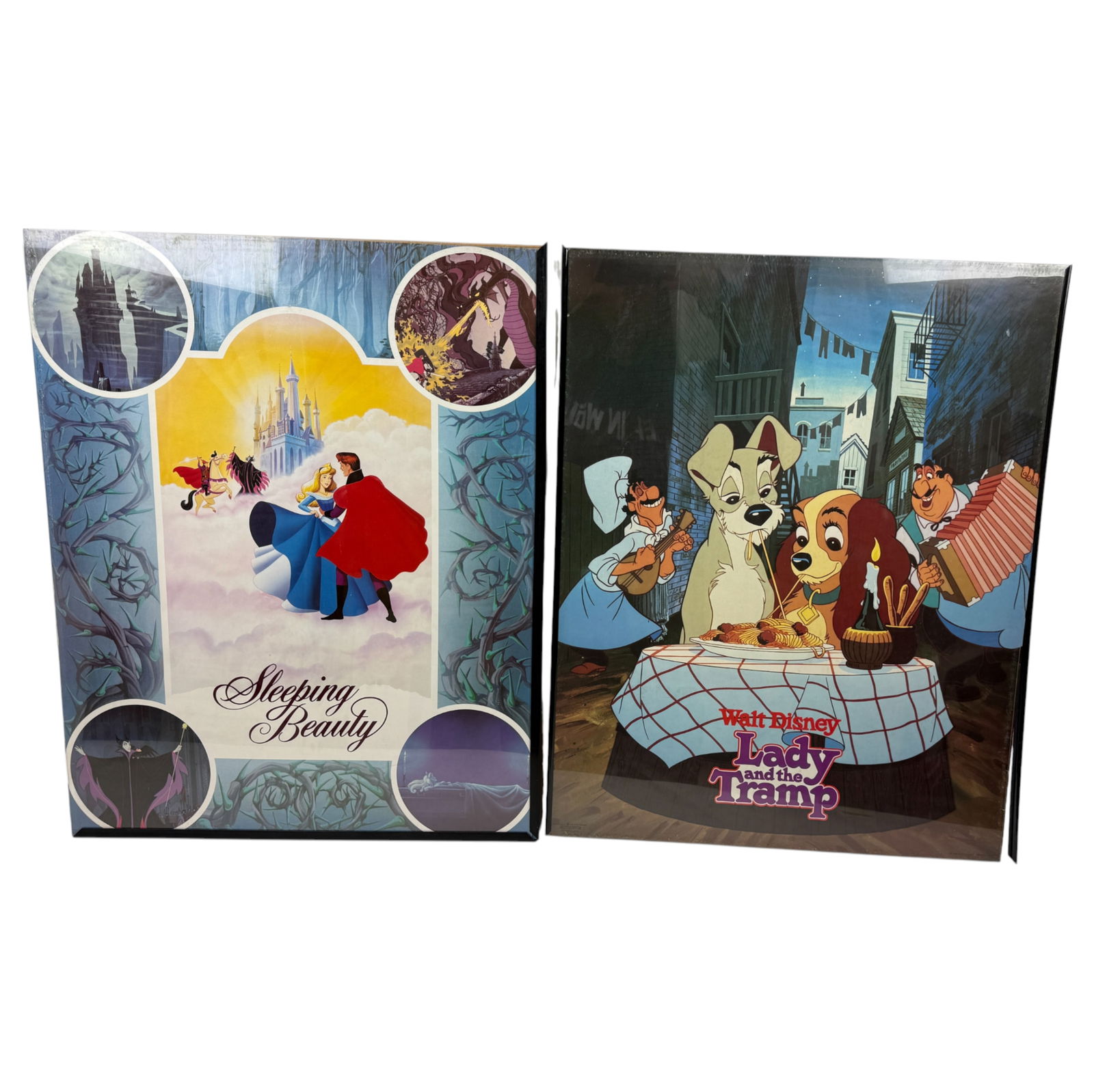 Walt Disney Sleeping Beauty And Lady And The Tramp Movie Poster: Walt Disney Sleeping Beauty Movie Poster 29 By 23Inches