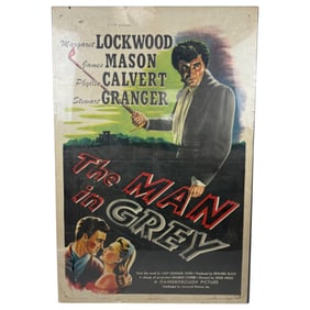Vintage "The Man In Grey" Movie Poster 27.25By 41.25Inches