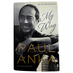Vintage Autographed Book Paul Anka "My Way"
