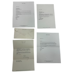 Vintage Lot Of Signatures