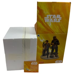 Vintage Limited Edition Han-Solo And Chewbacca Figurine