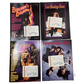 Vintage Bondage Magazine Erotic Nude Adult Collection Lot